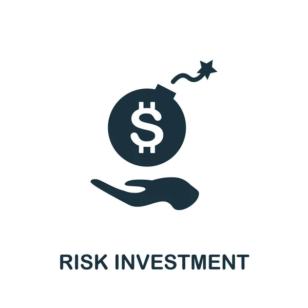 Ícone Investimento Risco Ilustração Simples Coleção Gerenciamento Risco Ícone Investimento — Vetor de Stock