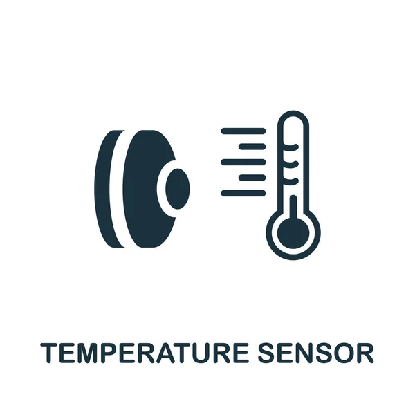 Ícone Sensor Temperatura Elemento Simples Coleção Ícones Sensores Ícone Criativo —  Vetores de Stock