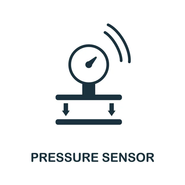 Drucksensor Symbol Einfaches Element Aus Der Sensorsymbolsammlung Creative Pressure Sensor — Stockvektor
