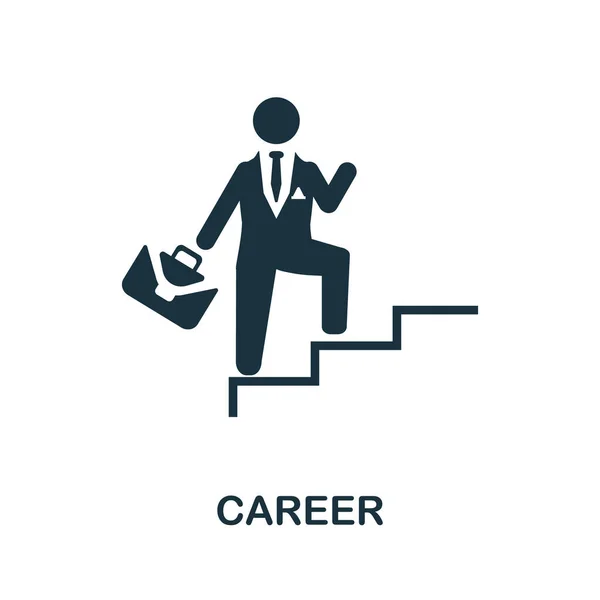 Ikona Kariery Prosta Ilustracja Kolekcji Startupów Ikona Creative Career Projektowania — Wektor stockowy