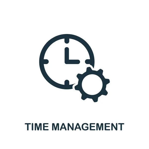 Значок Time Management Символ Управления Временем Темпл Веб Дизайна Инфографики — стоковый вектор
