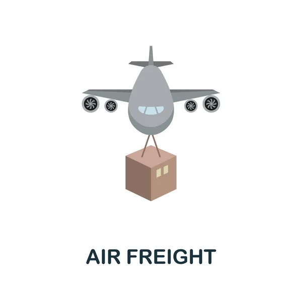 Αεροπορικές μεταφορές εικονίδιο. Απλό σημάδι από τη συλλογή logistics. Εικονογράφηση εικονίδιο Creative Air Freight για web design, infographics και περισσότερα — Διανυσματικό Αρχείο