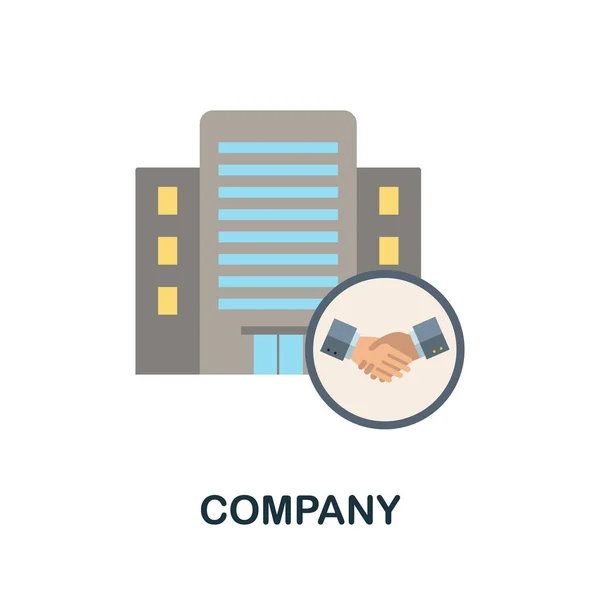 Företagsikonen. Enkel skylt från upphandlingsprocessen insamling. Creative Company ikon illustration för webbdesign, infografik och mer — Stock vektor