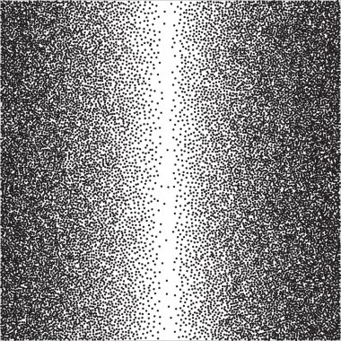 Siyah Noktalı Soyut Halftone Arka Plan. Tasarım için Gravür Desen. Vektör Nokta çalışması Çizimi.