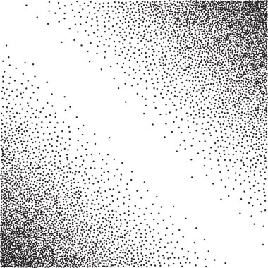 Siyah Nokta. Soyut Degrade Dikişsiz Arka Plan. Tasarım için Dotwork Gravür Desen Arka Plan. Vektör İllüstrasyonu.