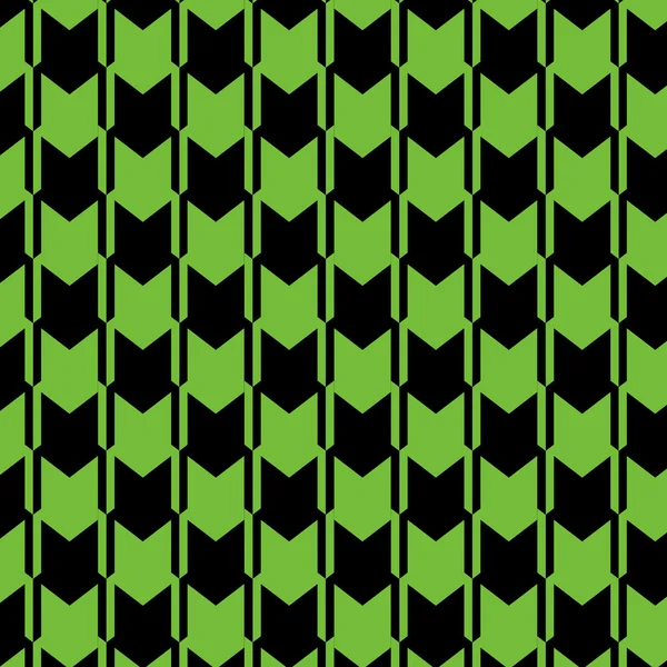 Grüne und schwarze unsichtbare Coubes. op art, optische Kunst. visuelle Kunst der optischen Täuschung. Vektorillustration. — Stockvektor