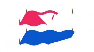 Gergin Tavan Döşeme Simgesi Canlandırması