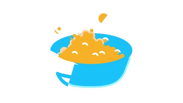 Animación de Icono de Producto de Alimentos de Soja — Vídeo de stock
