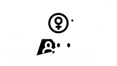 Feminizm Kadın Güç Simgesi Canlandırması