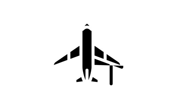 Animacja AirAnd Airport Icon — Wideo stockowe