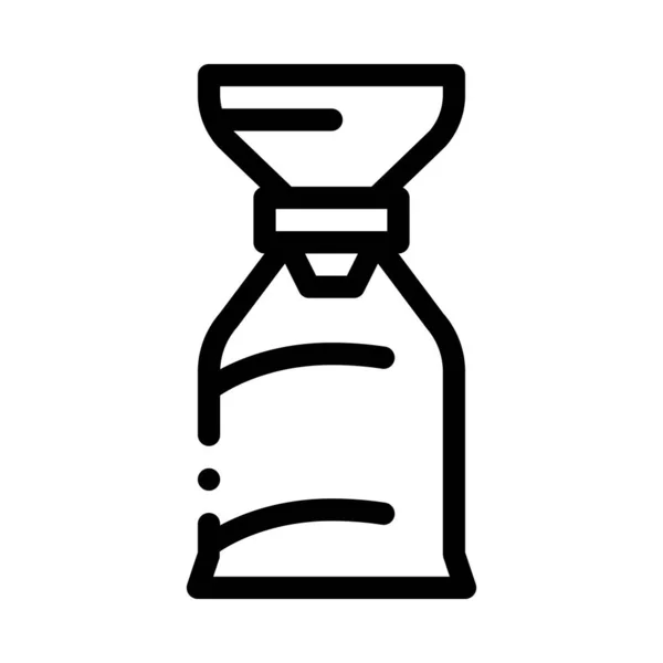 Poduszka powietrzna do astmatycznej ilustracji wektora czarnej ikony — Wektor stockowy