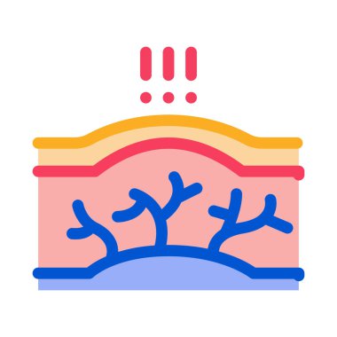 Varisli damar hastalığı renk ikonu çizimi