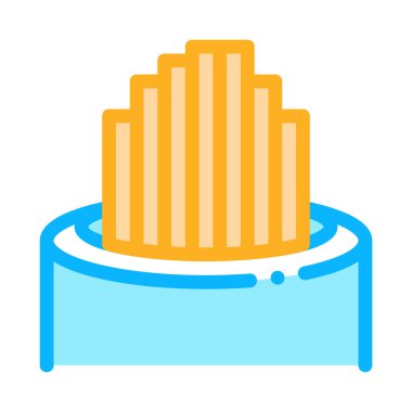 iletkenlerin renk vektör illüstrasyonuna sahip kablo