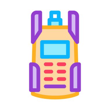 elektrik testi kablo rengi vektör illüstrasyonu