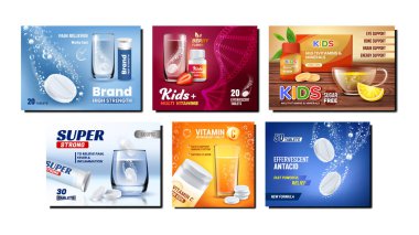 Effervescent Hapları Destekleyici Posterler Ayarlandı