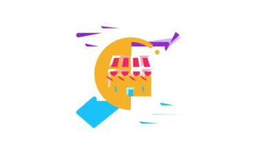 franchise business Icon Canlandırması