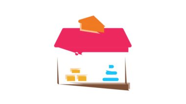 Peynirli Süt Ürünleri Simgesi Canlandırması