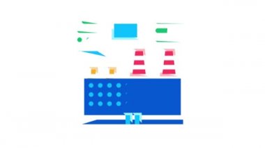 Aşı Şırıngası Simgesi Canlandırması