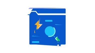 Voleybol Spor Oyunu Simgesi Canlandırması