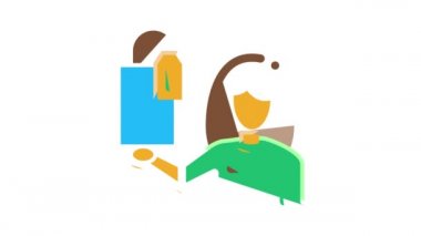 Kurye Teslimatı Simge Canlandırması