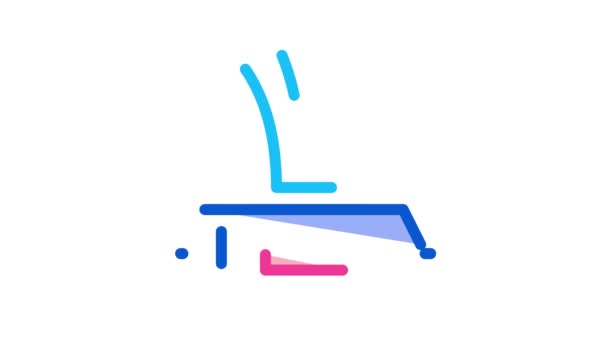 Pacote guardanapo molhado Icon Animação — Vídeo de Stock