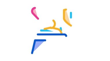 Hastalıklı insan hastane koğuşu Simge Canlandırması