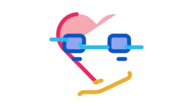 Zincirle tutulan kalp Simge Canlandırması