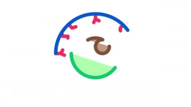 Cadılar Bayramı göz simgesi canlandırma rengi