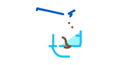 Şeker Simgesi Canlandırmalı kahve