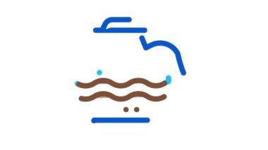 Kahve demliği simgesi canlandırması