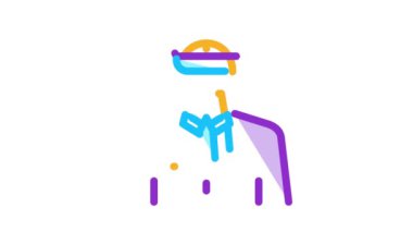 pilotluk mesleği Simge Canlandırması