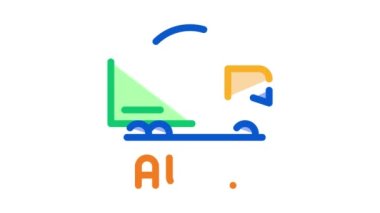 elektro otomatik kamyon simge canlandırması