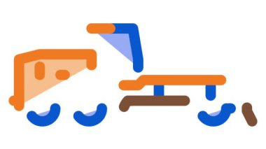 yol onarımı çekici simge canlandırması