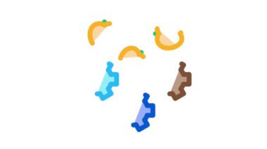 Taşıyıcı Simgesinde elma meyvesi Canlandırması