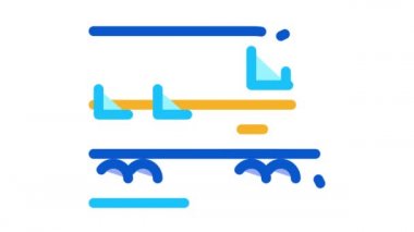 Banliyö elektrik treni Simge Canlandırması