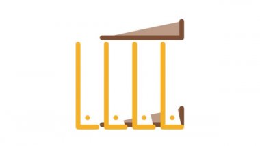 Ahşap çit simgesi canlandırması