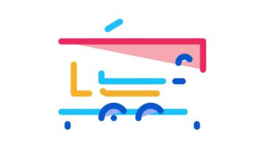 Fast food karavanı Simge Canlandırması