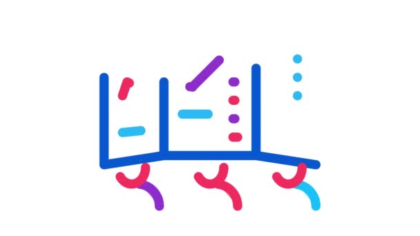 항공관제 사들이 아이콘 애니메이션을 전시하고 있다 — 비디오