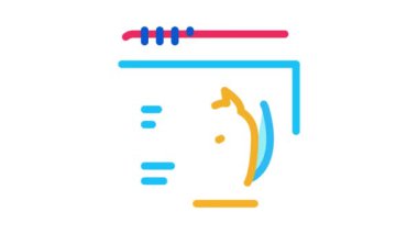 Satranç atı takvimi Simge Canlandırması