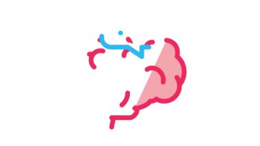 bunama beyin simgesi canlandırması