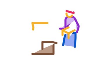 Karton kutuları olan evsiz Simge CanlandırmasıName