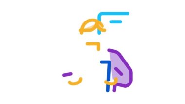 Kağıt listesinden hoparlör okuma Simge Canlandırması