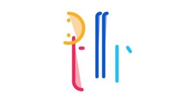 kayak ve snowboard kira Simgesi Canlandırması