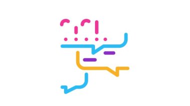 birçok soru ve cevap Simge Canlandırması