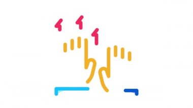 yükselen eller Simge Canlandırması