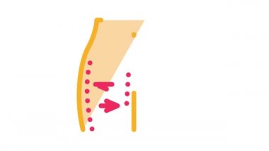 uyluk kaldırma Simge Canlandırması