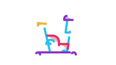 egzersiz bisikleti simgesi canlandırması