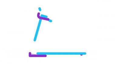 spor Koşu bandı Simgesi Canlandırması