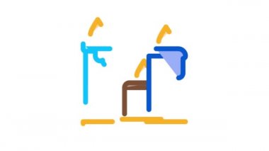 Kilise mumlarını yakmak Simge Canlandırması