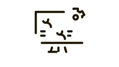 İnsan iş sunumu Simge Canlandırması